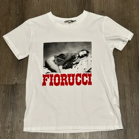 Fiorucci White Black Graphic Tee - Picture 3 of 9